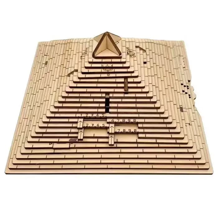 Boîte de Puzzle pyramide Quest, cadeau Surprise, avec compartiment caché, jeux de casse-tête pour ad
