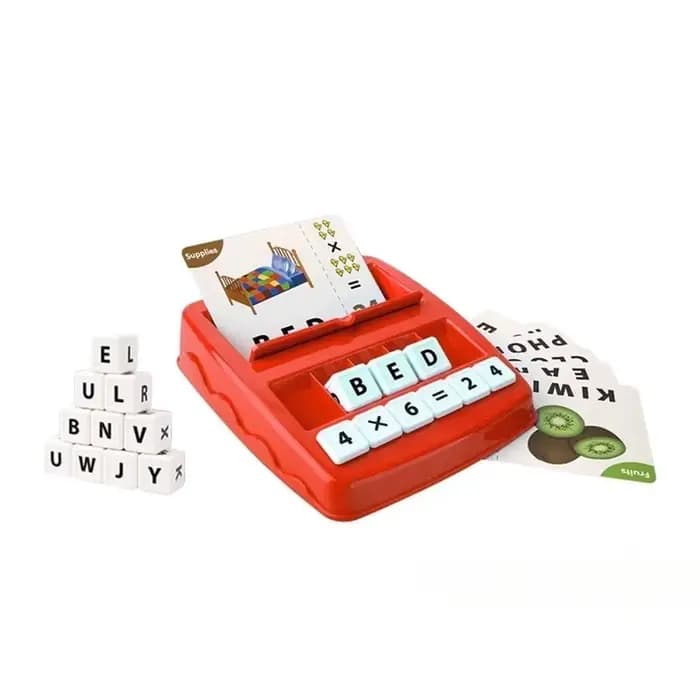 1 ensemble de lettres éducatives assorties, jeu de mathématiques 2 en 1, lettres et calcul, apprenti
