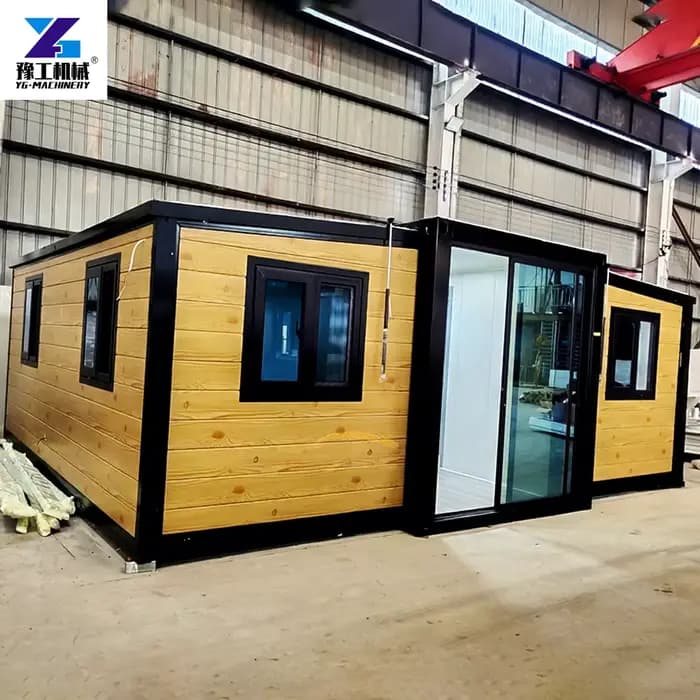 Maison préfabriquée sur mesure, maison conteneur de 20 pieds, structure préfabriquée, pièce mobile