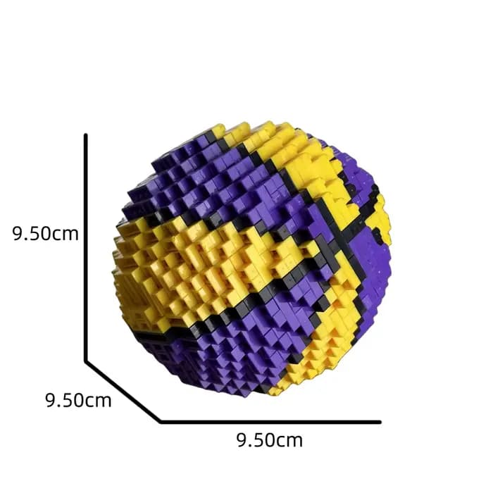 Blocs de construction miniatures de modèle de ballon de rugby et de chaussures de football – Décorat
