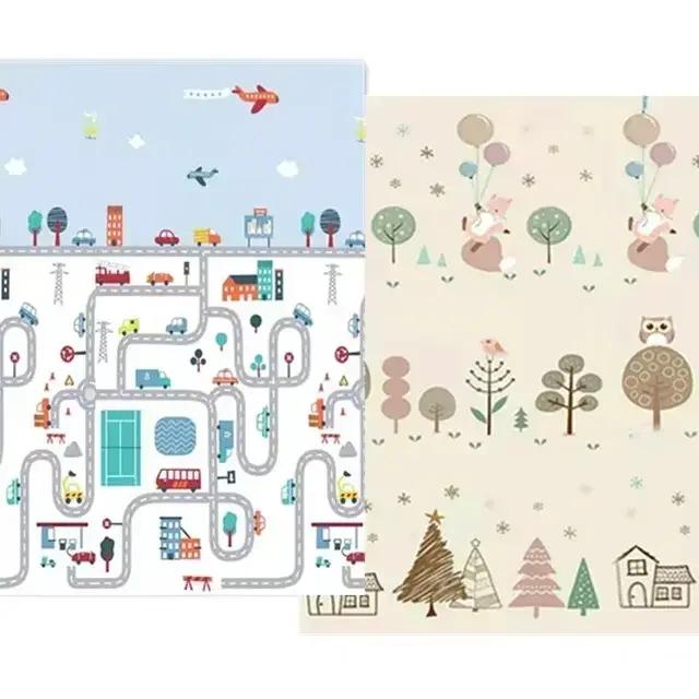 Tapis de jeu pliable pour bébés, 180x200cm, polymère de jeu XPE, polymère de sol doux pour enfants, 