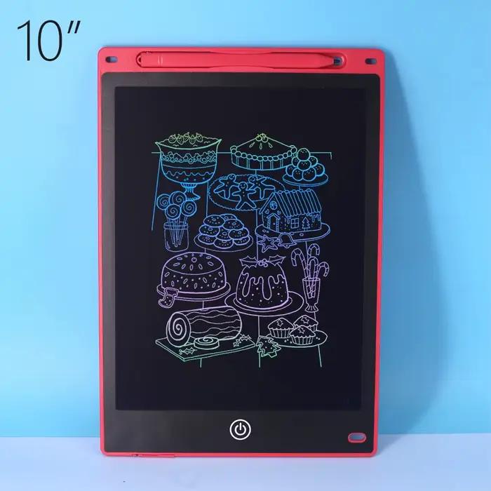 10 "tablette d'écriture tablette d'écriture électronique tablette de dessin écran LCD tablette d'écr
