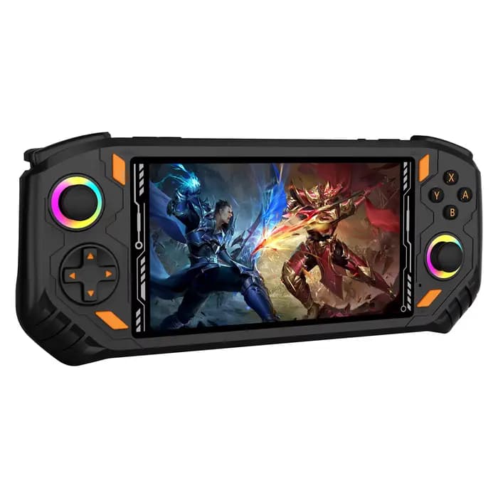 Console de jeu portable AISLPC RG52 MINI, système EmuELEC, WIFI 2.4G, écran IPS 5,5 pouces, plus de 