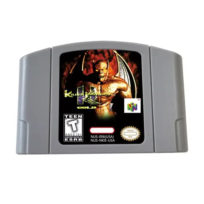 Cartouche de jeu Killer-Instinct-Gold 64 bits, version USA NTSC pour 64 consoles de jeux