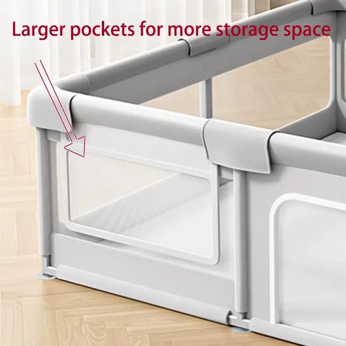 Parc pour bébé - Aire de jeu portable et sécurisée, conception pliable pour la maison, les voyages e