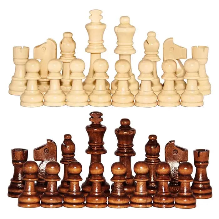 Nouvel ensemble de 32 pièces d'échecs en bois de 2,2 pouces, jeu d'échecs international, accessoires