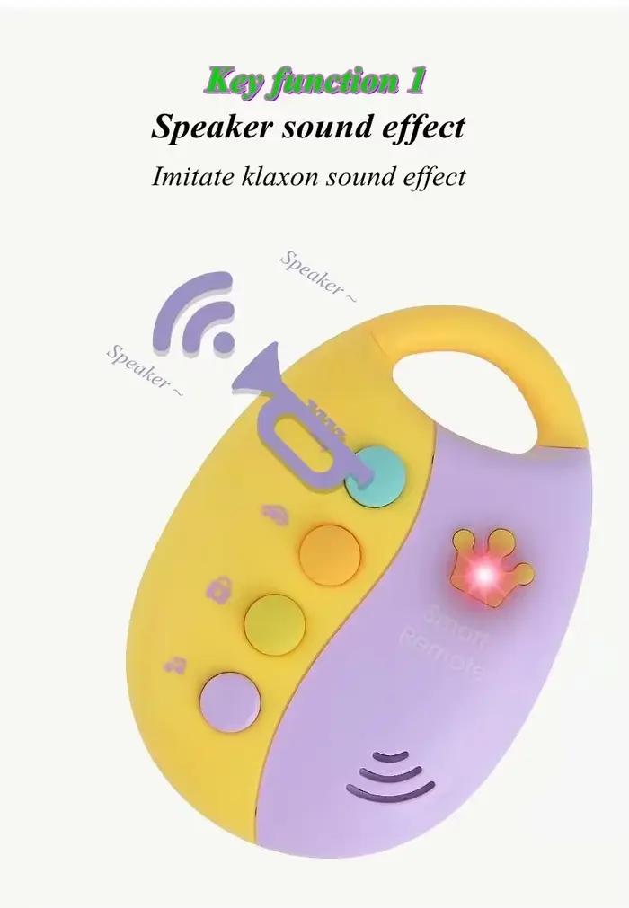 2025 nouveau bébé jouet Musical voiture clé vocale intelligente à distance voiture voix semblant jou