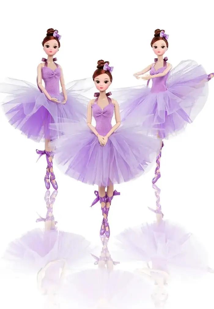 Poupée de ballet BJD originale faite à la main pour enfants, 1/6 beurre, ensemble complet, 12 jouets
