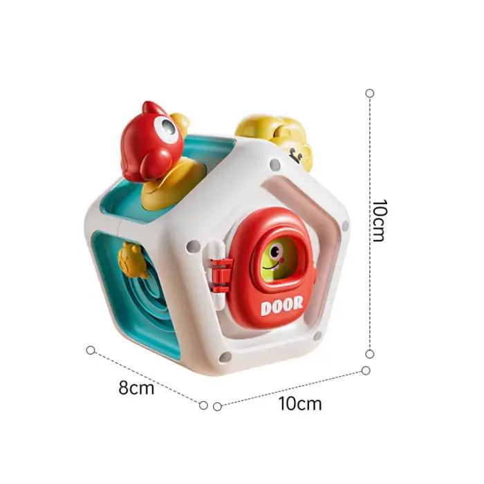 Cube d'activité mentaires orielle Montessori pour bébé, jouet d'apprentissage précoce, jouet de motr