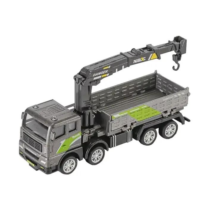 1/50 modèle voiture Bulldozer camion pelle grue chariot élévateur Construction ingénierie véhicule j