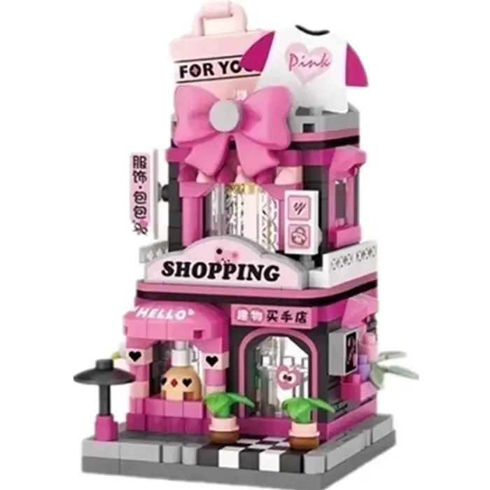NOUVEAU Kit de Blocs de Construction pour Filles : Modèle de Jouet Maison de Nourriture, Magasin de 