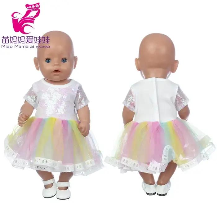 Vêtements d'été pour poupées de 40 Cm, chemise de 17 pouces, gilet à fleurs, cadeaux pour enfants fi