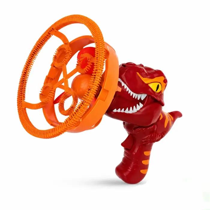 Pistolet à bulles dinosaure pour enfants, jouet d'extérieur pour l'été, machine à bulles automatique