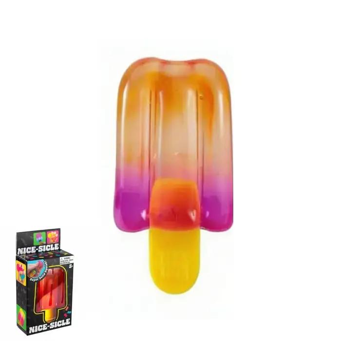 Schylling Needoh Nice Cube Sensory Nice-Sicle, cube sensoriel anti-stress, objet à presser anti-anxi