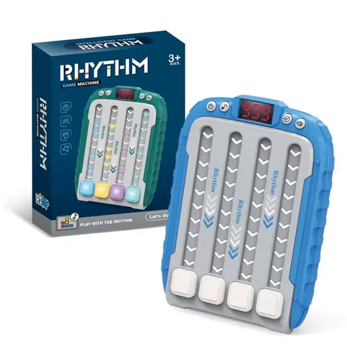 Jeu électronique Montessori à pousser rapidement, jouet de puzzle rythmique lumineux, jeu de table é