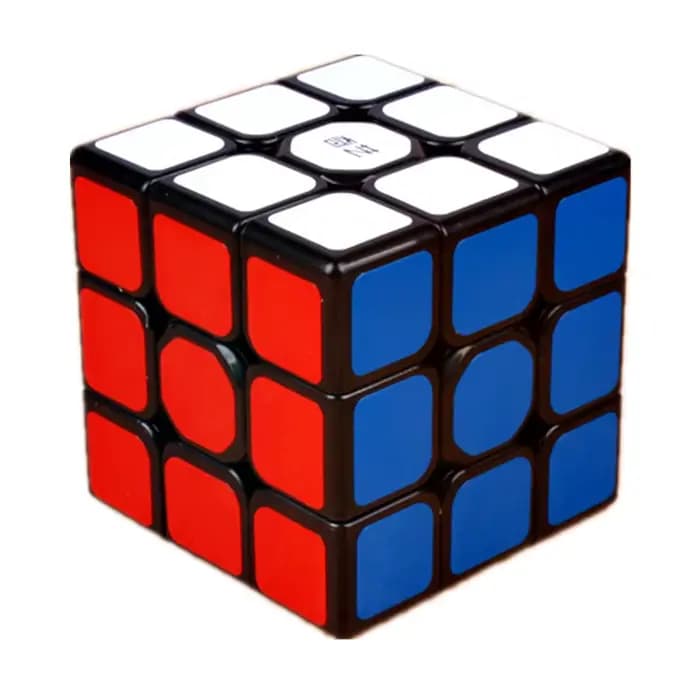 Cubes magiques QiYi QiHang Warrior M 3x3 Blanc Noir Speed Puzzle ​ Jouets Cubo Magico professionnels