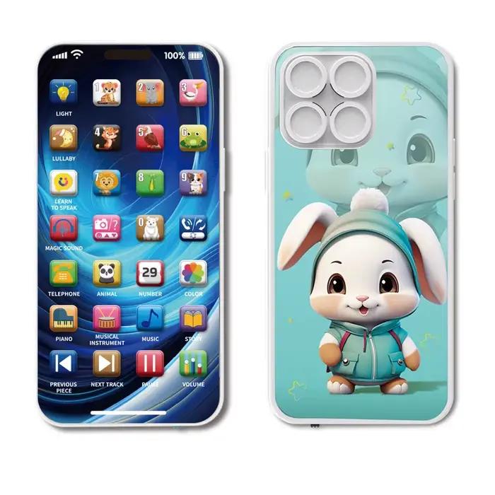 Jouet musical pour téléphone portable pour bébé, Machine sonore multifonctionnelle, chargement USB, 