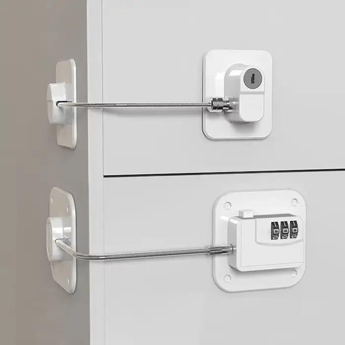 Serrure de sécurité pour enfants, 1 pièce, serrure de porte d'armoire de réfrigérateur, Protection d