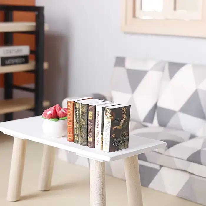 Mini livre de nettoyage de maison de course pour enfants, bande dessinée l'inventaire, jouets de jeu