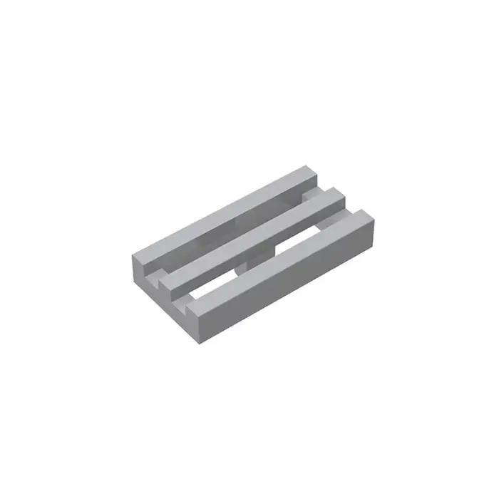 MOC 10 pièces 2412 1x2 grille plaque lumineuse blocs de construction 30244 conseil briques particule