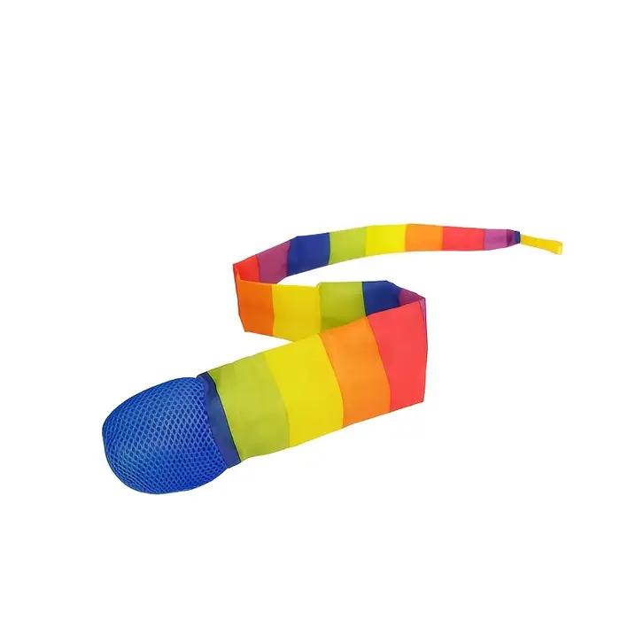 Rainbow Comet Ball Soft Tail 65cm, ballon de jeu intérieur/extérieur, ballon de lancer et de récepti