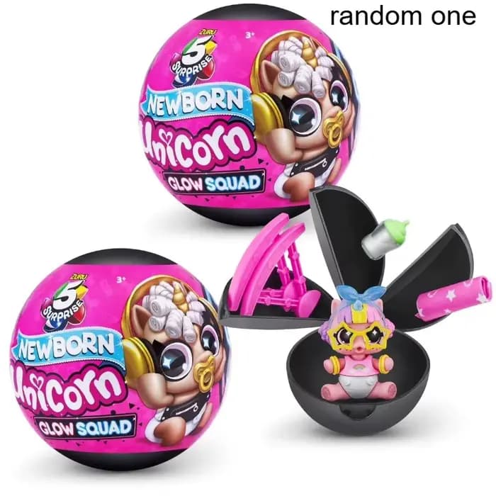 Berceau licorne 5 fois, boule Surprise pour bébé, boîte aveugle, jeu de simulation, supermarché, jou