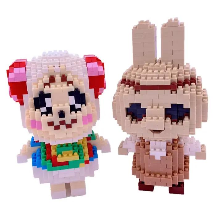 Blocs de construction animal Crossing, 28 sortes d'animaux, modèle Raymond, blocs de construction An