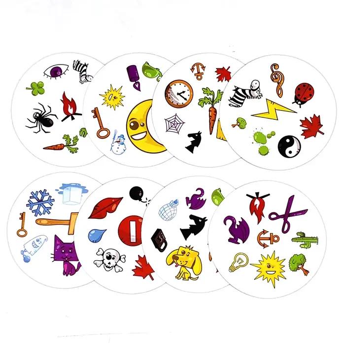 Jeu de cartes en boîte métallique, jeux interactifs Parent-enfant, jeu de cartes pour famille et ami