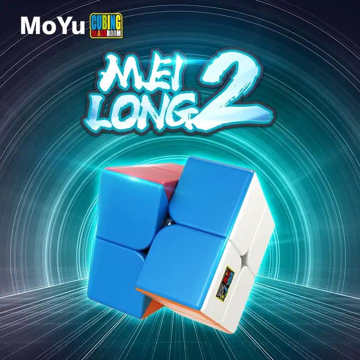 [ECube] MoYu Meilong 2 2x2x2 Cube magique Neo Meilong Cube de vitesse sans colle Puzzle enfants cade
