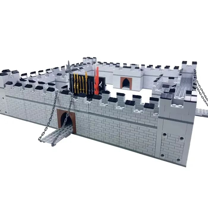 MOC City Walls blocs de construction jouets pour garçons blocs techniques compatibles armes Montesso