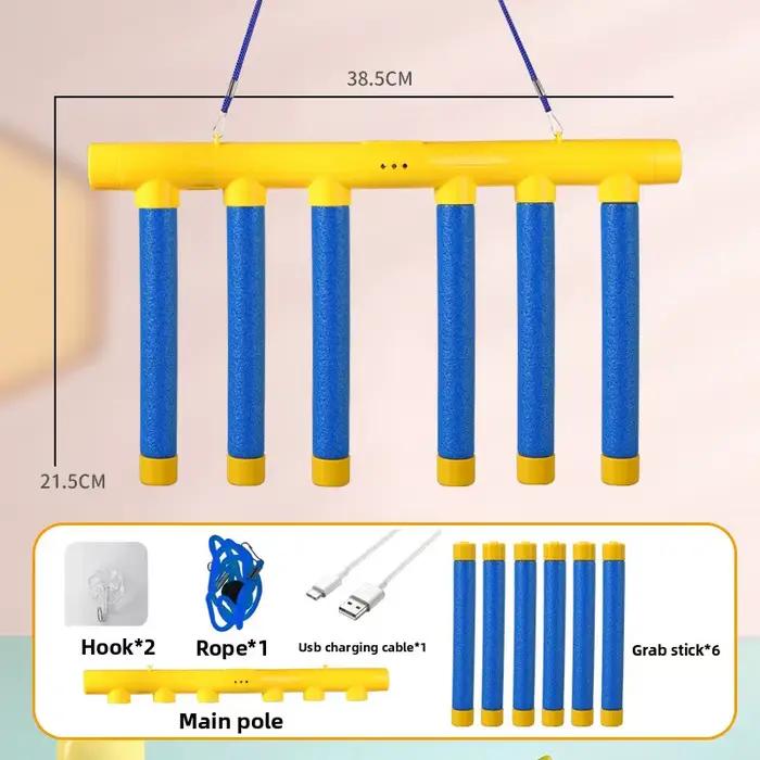 Jeu de bâtons de chute, jouet d'entraînement réflexe rapide pour enfants, jeu éducatif de fête en fa