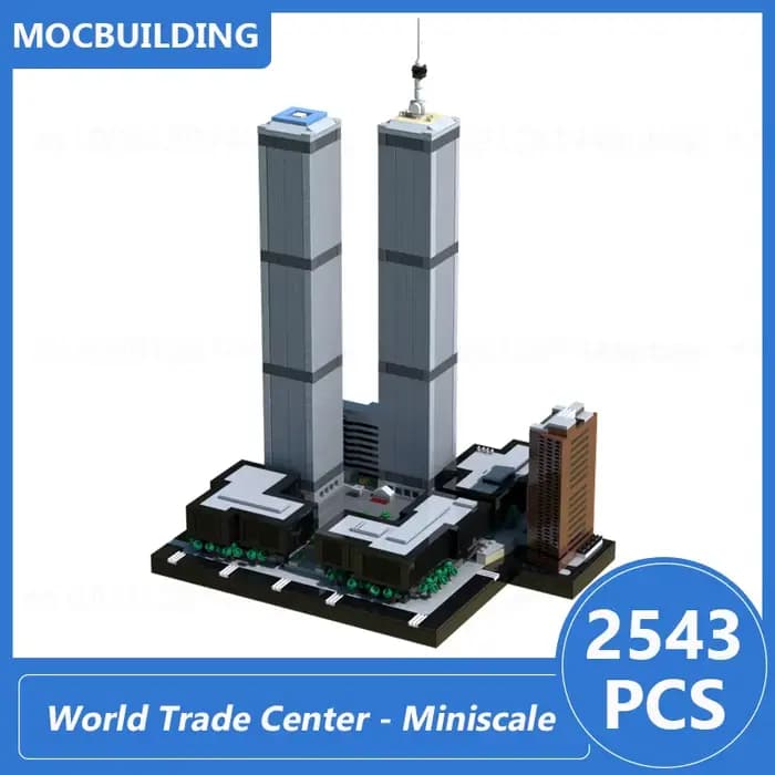 Décennie s de construction MOC à assembler soi-même, modèle d'architecture, briques de collection, a