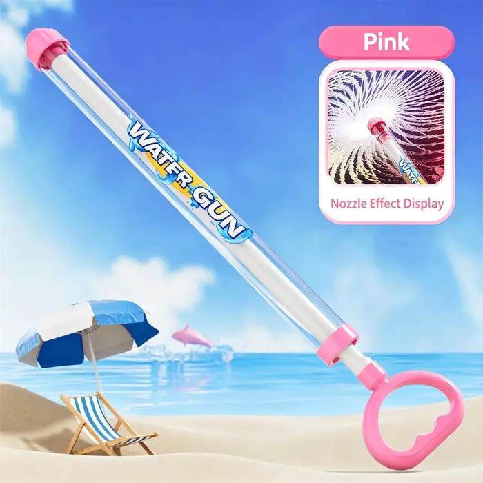 Pistolet à eau interactif d'été à rétrofriction pour jeux aquatiques extérieurs, piscine et pelouse,