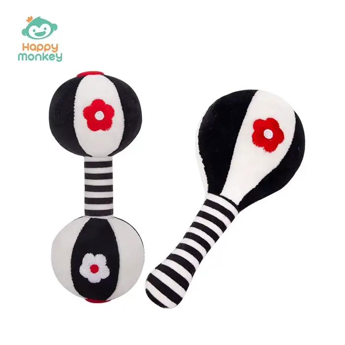 Entraînement de suivi pour bébé, jouets d'éducation précoce noir et blanc, entraînement à saisir pou