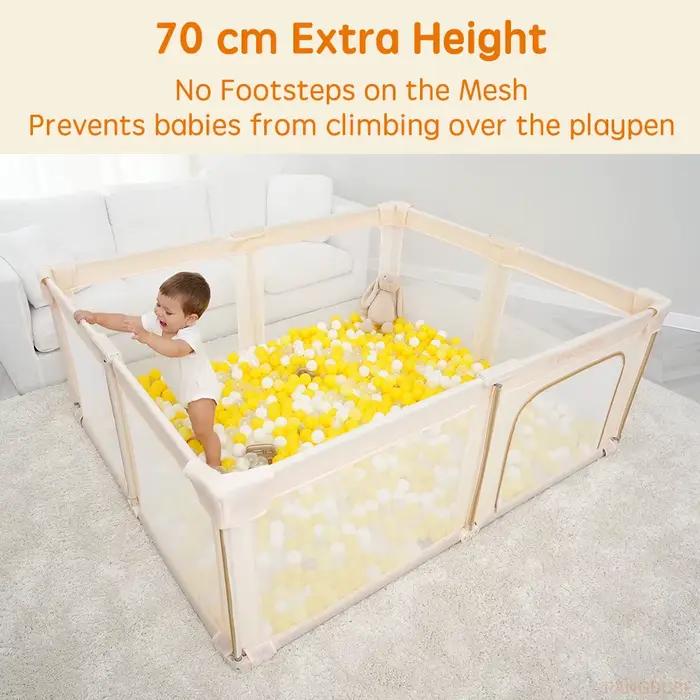 Parc de jeu pliable PANGDUBE pour bébé, grand parc de sécurité portable pour tout-petits, centre d'a