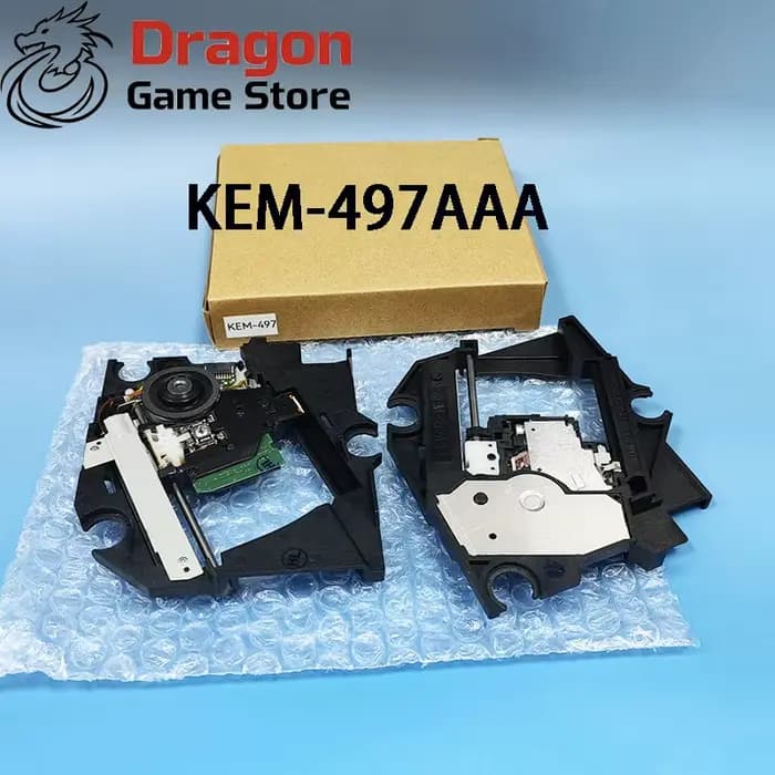 Tête laser d'origine KEM-497AAA avec lecteur de console de jeu KEM-497AAA, accessoires de lentille l
