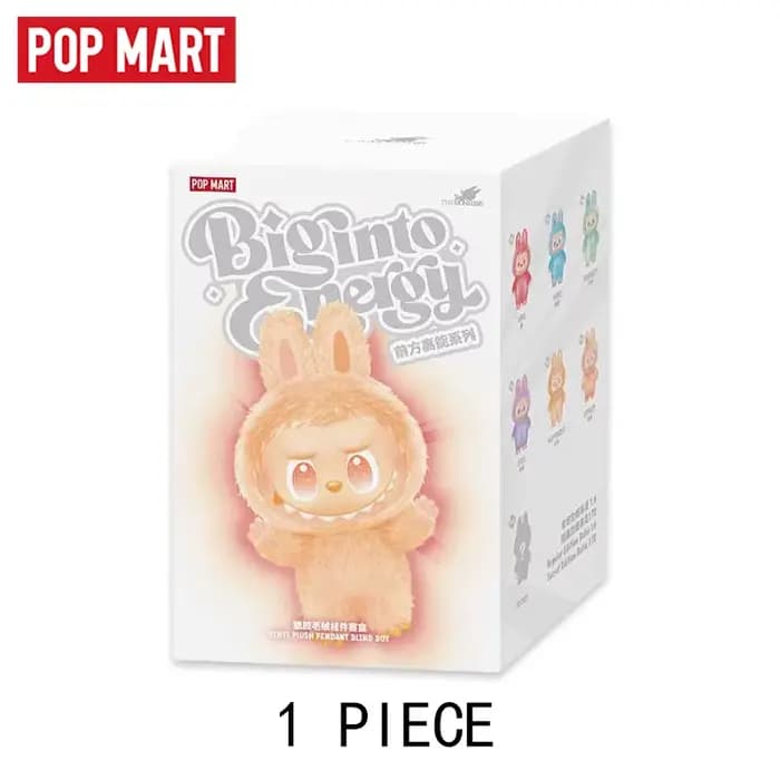 Nouvelle figurine surprise POP MART 2026 - Série Big into Energy - Poupée Labubu style aléatoire - M