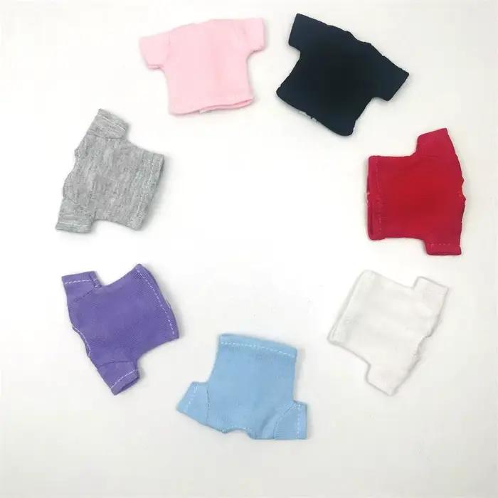 Vêtements de poupées OB11, 1 pièce, T-shirt décontracté, court et mignon, pour ob11,obitsu11,Molly,1