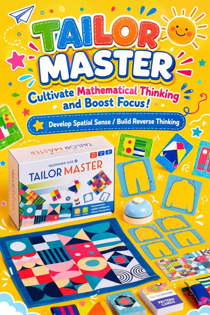 Jeu de société de correspondance Tailor Master, jouet éducatif de puzzle spatial pour enfants, jeu i