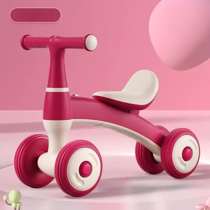 Nouveau vélo d'équilibre pour enfants, bébé de 1 à 3 ans, trottinette pour débutants, patin à quatre