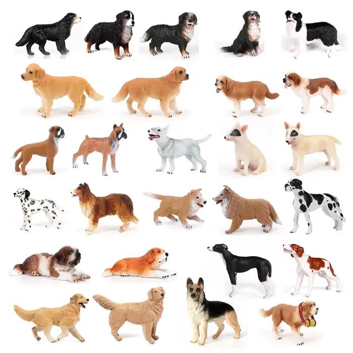 Figurines d'animaux réalistes pour chien, jouets pour Retriever, cheptel des contribuables, Saint Be