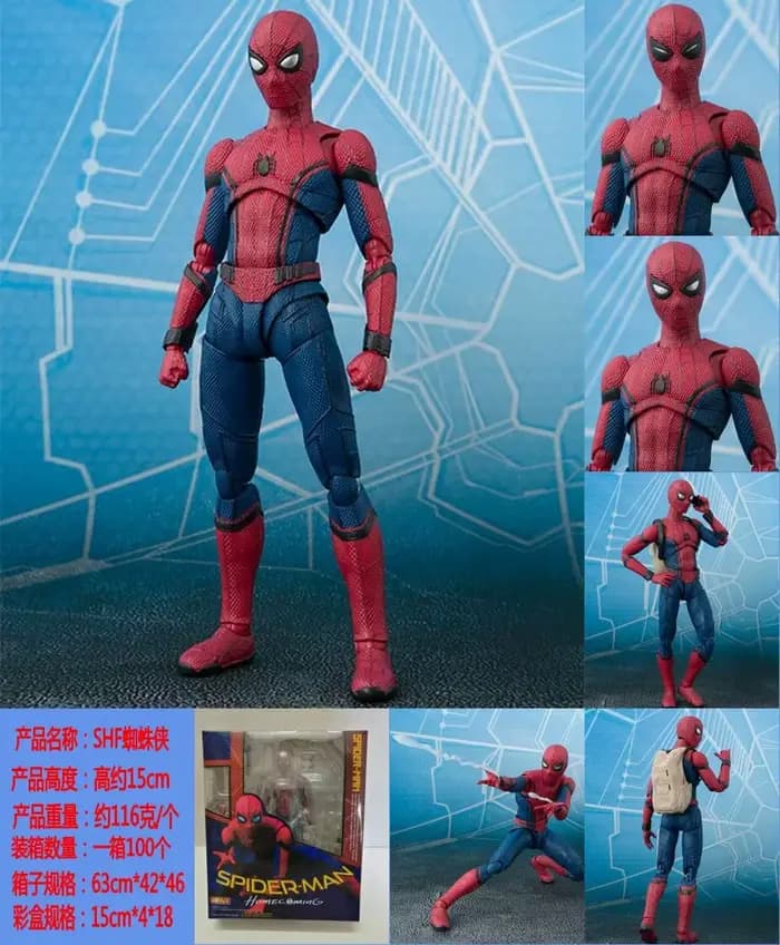 Figurine d'action Spider-Man Avengers SHF, édition jeu PS4, modèle de collection en PVC, cadeau
