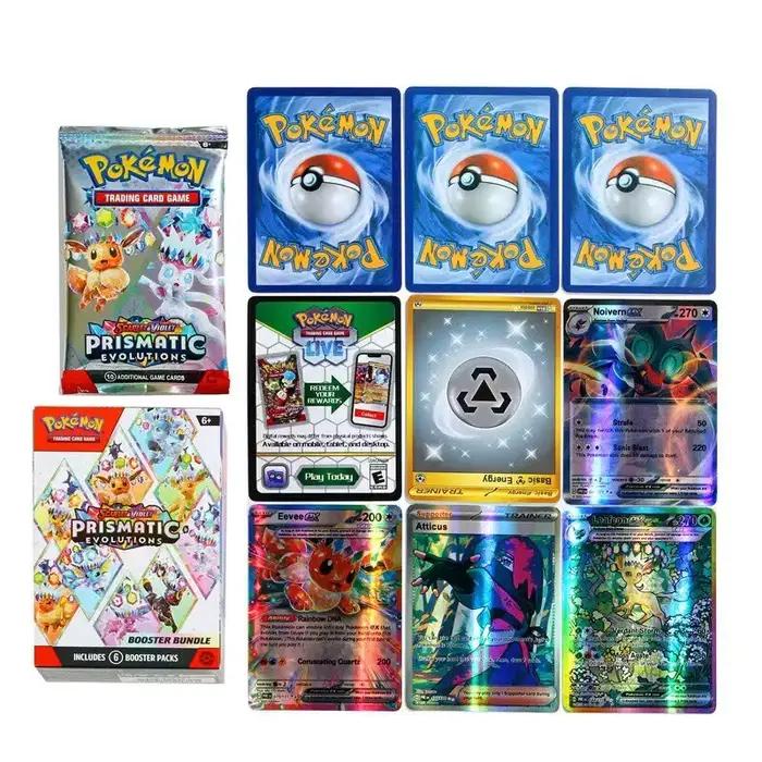 Cartes Pokémon 72/140 pièces, booster de méga évolution, pack de 151 cartes, cartes flash de la séri