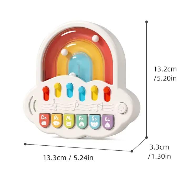 Instruments de musique Montessori, clavier de piano électronique multifonctionnel, jouet éducatif, j