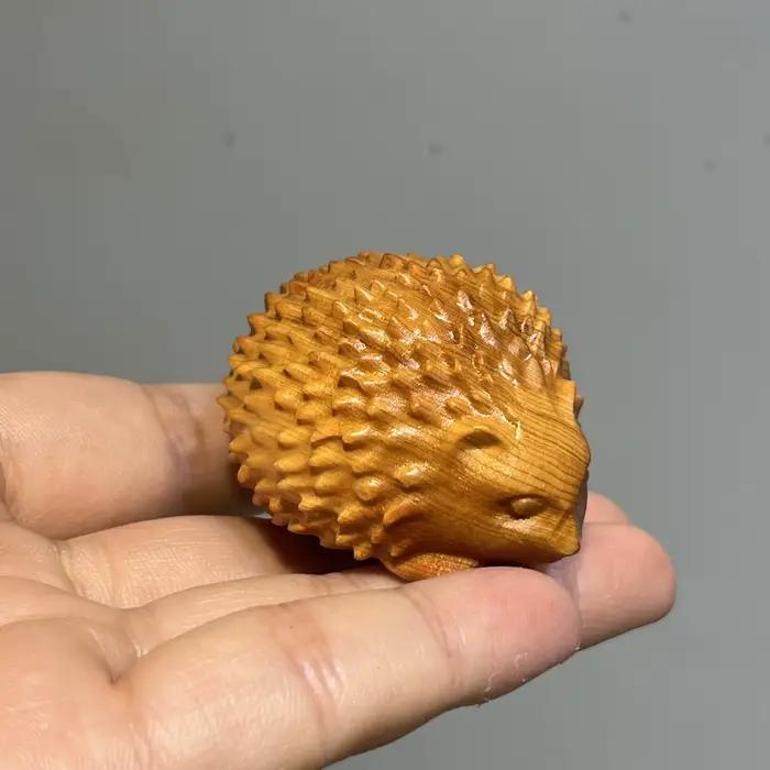 Décoration de bureau faite à la main pour les amoureux de la nature, calcul kasgehog mignon, détails