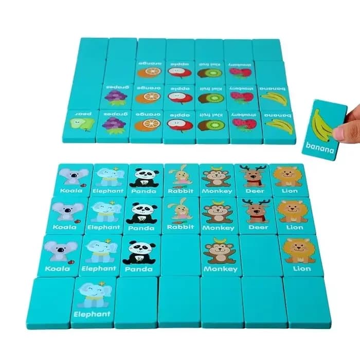 Blocs pour enfants, évasion en bord de mer, Mahjong, mémoire en bois, Solitaire, jeu assorti, fête, 