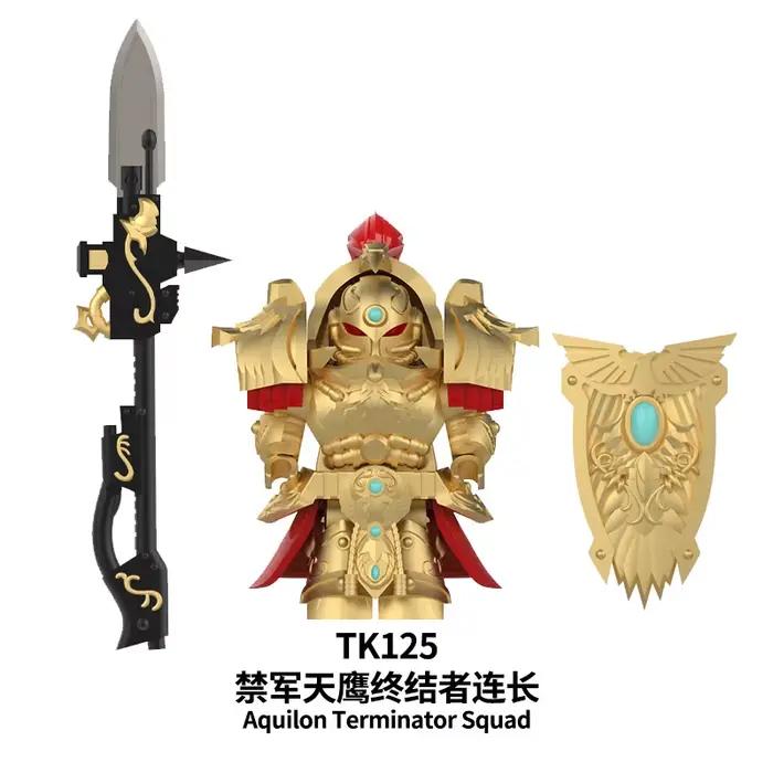 Jeu de construction de figurines TK124-126, jouet éducatif pour garçons, collection de jeux, cadeau