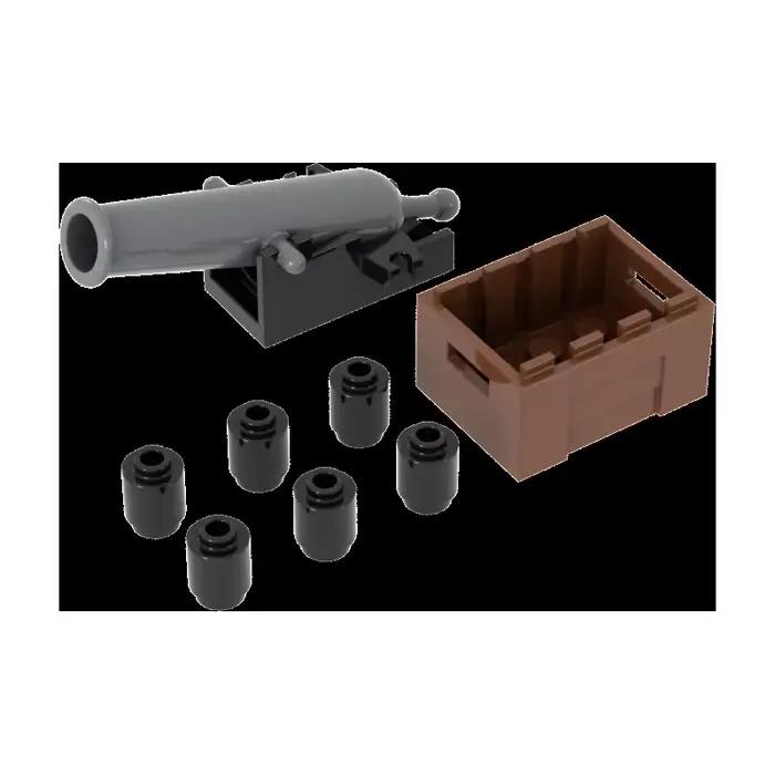 Blocs de construction pistolet canon 2527 84943, jouets pour enfants, briques de conception militair