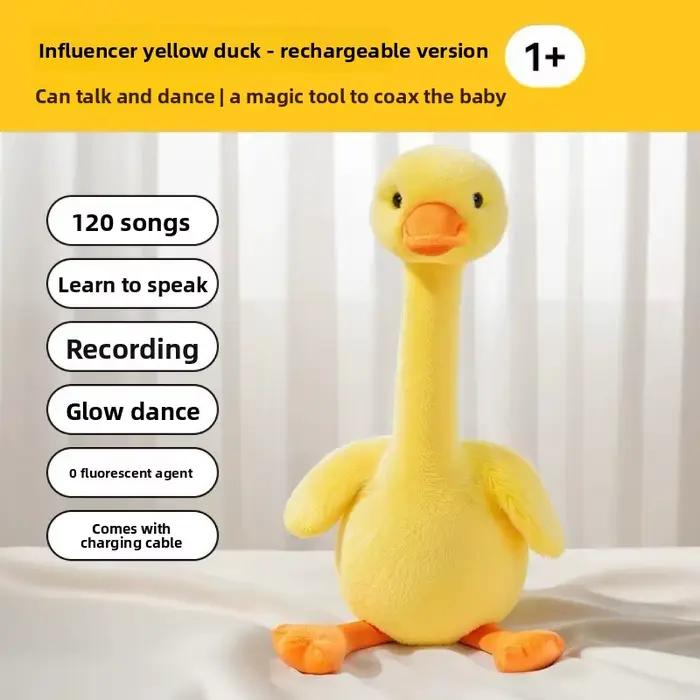 Nouveau jouet canard parlant et dansant pour bébé et tout-petit, cadeau pour garçons et filles, joue