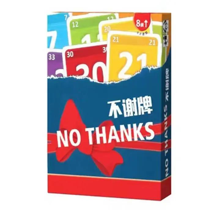 Non, merci : Jeu de société amusant pour tous les âges, favorise le rire et le divertissement famili